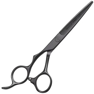 Olivia Garden silkcut pro black matt left Nożyczki fryzjerskie dla leworęcznych 5,75" 