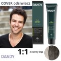 Dandy Farba do włosów bez amoniaku dla mężczyzn 3 ciemny brąz 60ml