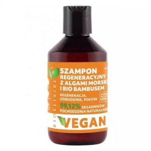 Bioelixire Regenerujący szampon do włosów z algami morskimi i bio bambusem 300ml