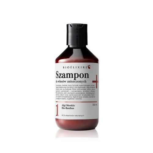 Bioelixire 1 Regenerujący szampon z algami morskimi i bio bambusem 300ml