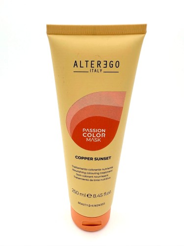 Alter ego passion mask copper sunset Maska koloryzująca do włosów miedziana 250ml