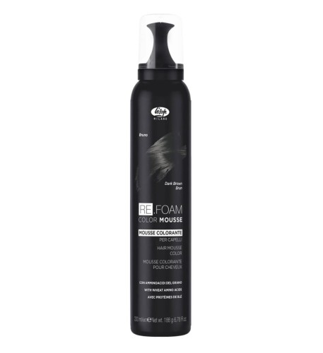 lisap re foam pianka koloryzująca ciemny brąz 200ml.jpg
