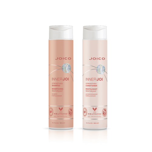 Joico inner joi strengthen Zestaw wzmacniający do włosów osłabionych Szampon 300ml Odżywka 300ml (1).png