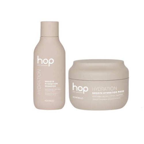 Montibello hop smooth hydration Zestaw nawilżający do włosów Szampon 300ml Maska 200ml (1).jpg