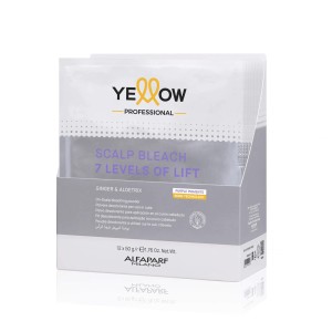 Yellow scalp bleach Rozjaśniacz do 7 tonów saszetka 50g