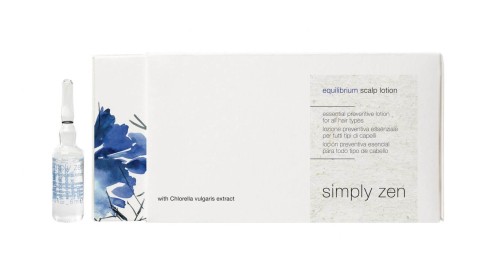 Simply zen equilibrium scalp lotion Ampułki wzmacniające do włosów 8x6ml