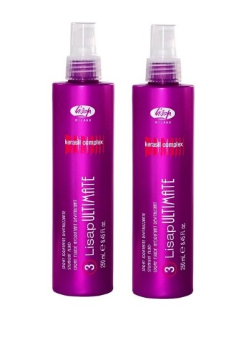 Lisap Ultimate Straight Zestaw Fluid spray do prostowania włosów 2 x 250ml