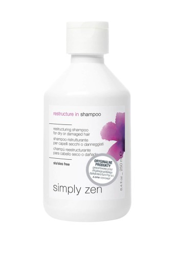 Simply zen restructure in Szampon odbudowujący do włosów zniszczonych 250ml
