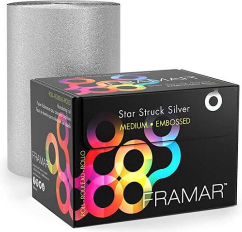 Framar star silver Folia aluminiowa ryflowana w rolce(1).jpg