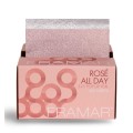 Framar rose all day Folia aluminiowa w paskach różowo-złota 500 arkuszy(1).jpg