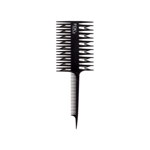 Fox weaving comb 3D 3 Grzebień do pasemek i balejażu 1 sztuka