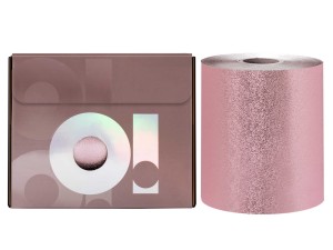 O! Tools rose gold Folia aluminiowa ryflowana w rolce 100m różowo-złota