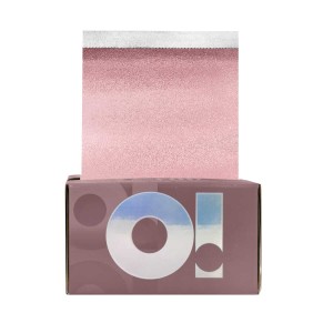 O! Tools rose gold Folia aluminiowa ryflowana różowo-złota 500 arkuszy