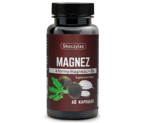 Skoczylas Magnez 4 formy + czarna rzepa Suplement diety 60 kapsułek.jpg