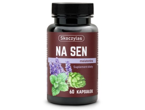 Skoczylas Na sen melatonina Suplement diety 60 kapsułek