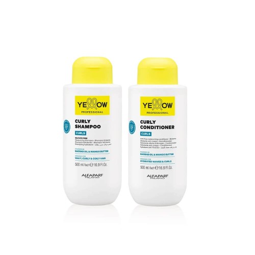 Yellow curls Zestaw szampon 500ml odżywka 500ml do włosów kręconych i falowanych.jpg