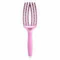 Olivia Garden fingerbrush Szczotka do włosów dzik i nylon arctic lights różowa.jpg