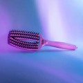 Olivia Garden fingerbrush Szczotka do włosów dzik i nylon arctic lights różowa.jpg