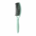 Olivia Garden fingerbrush Szczotka do włosów dzik i nylon arctic lights zielona.jpg