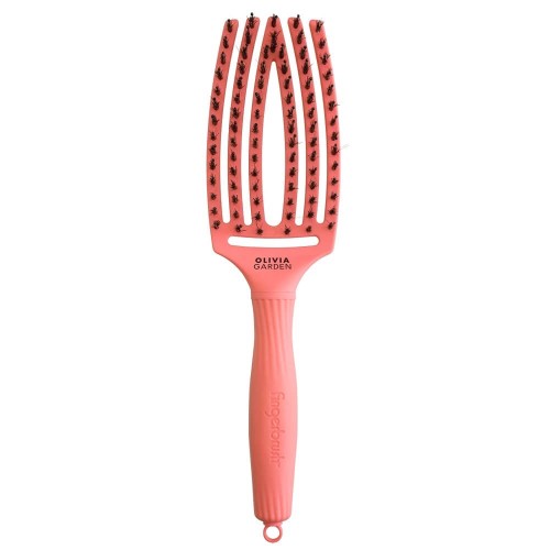 Olivia Garden fingerbrush Szczotka do włosów dzik i nylon i'm perfection brzoskwiniowa.jpg