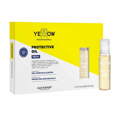 Yellow protective oil zestaw ampulka Olejek chroniacy wlosy podczas farbowania 6x13ml.jpg