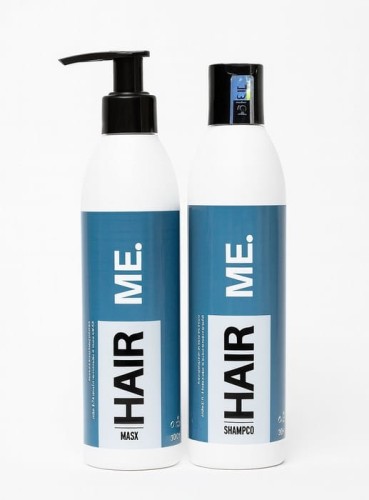 Hair Me Zestaw do włosów przedłużanych i peruk naturalnych szampon i maska 2x275ml