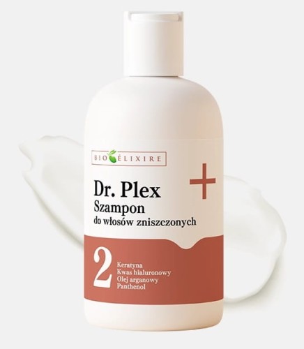 Bioelixire dr. Plex Szampon odbudowujący z keratyną i kwasem hialuronowym 300ml