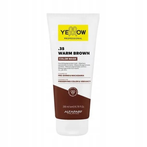 Yellow color refresh Maska koloryzująca do włosów ciepły brąz 200ml.jpg