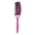 Olivia Garden fingerbrush Szczotka do włosów dzik i nylon pink tokyo