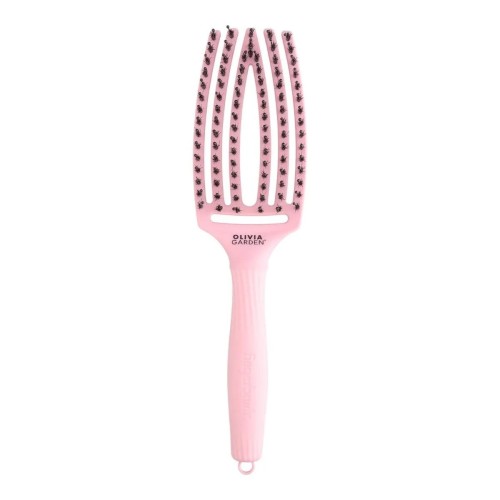 Olivia Garden fingerbrush Szczotka do włosów dzik i nylon jaipur rose