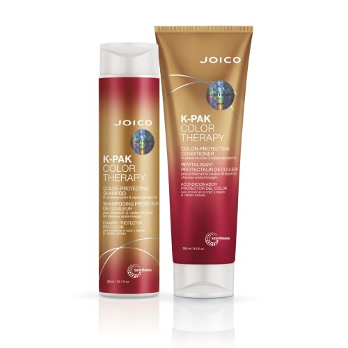 Joico k-pak color therapy Zestaw do włosów farbowanych Szampon 300ml Odżywka 250ml.jpg