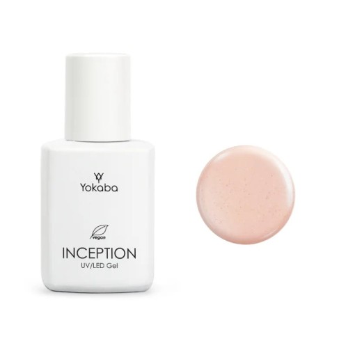Yokaba inception Samopoziomujący żel do paznokci z pędzelkiem 03 soft pink 30ml