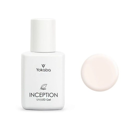 Yokaba inception Samopoziomujący żel do paznokci z pędzelkiem 10 mild pink 30ml