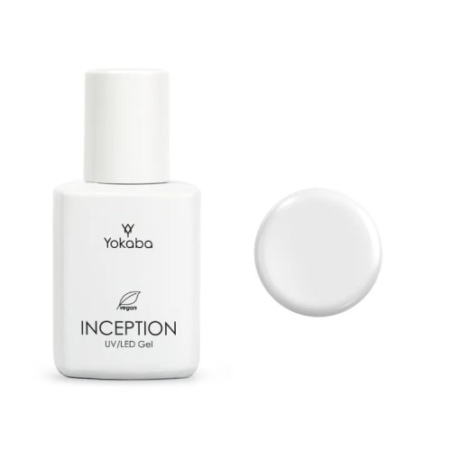 Yokaba inception Samopoziomujący żel do paznokci z pędzelkiem 01 glass clear 30ml