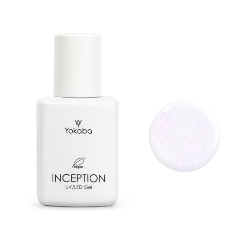 Yokaba inception Samopoziomujący żel do paznokci z pędzelkiem 11 milky sparkle 30ml