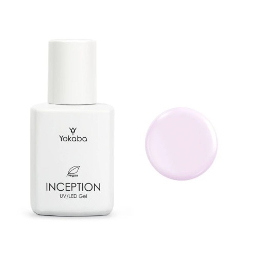 Yokaba inception Samopoziomujący żel do paznokci z pędzelkiem 08 lavender haze 30ml