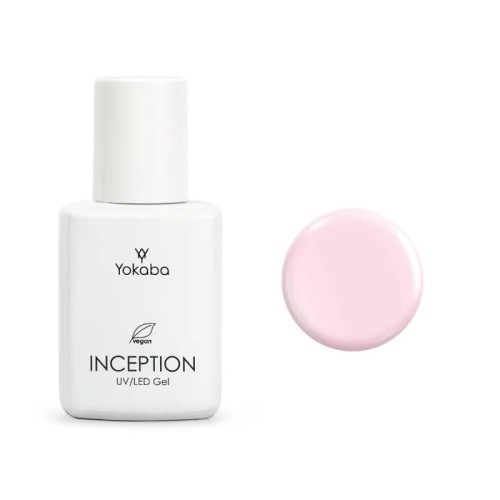 Yokaba inception Samopoziomujący żel do paznokci z pędzelkiem 06 pink lotus 30ml