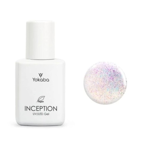 Yokaba inception Samopoziomujący żel do paznokci z pędzelkiem 16 aurora 30ml
