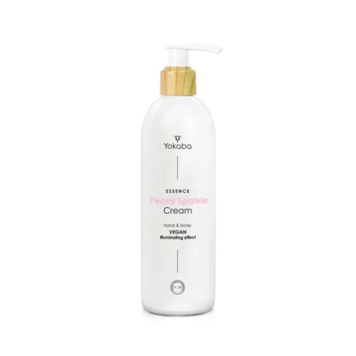 Yokaba peony sparkle hand&amp;body Rozświetlający krem do ciała i dłoni 230ml