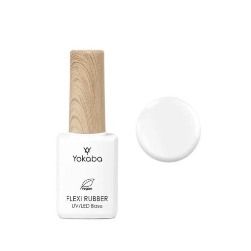 Yokaba flexi rubber uv/led Baza hybrydowa do paznokci 01 glass 7ml.jpg