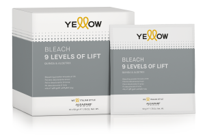 Yellow bleaching Rozjaśniacz puder rozjaśniający do 9 tonów saszetki 12x 50g