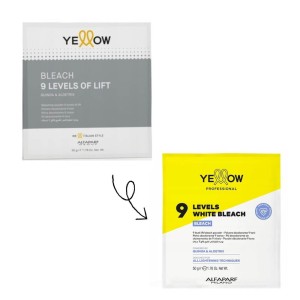 Yellow beaching Rozjaśniacz Puder rozjaśniający do 9 tonów -  saszetka 50g