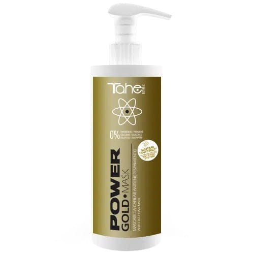Tahe power gold anti frizz Maska przeciw puszeniu się włosów 400ml.jpg
