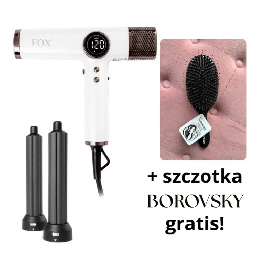 Fox pearl Suszarka do włosów z jonizacją, dyfuzorem i dyszami lokującymi 1800w + szczotka.jpg