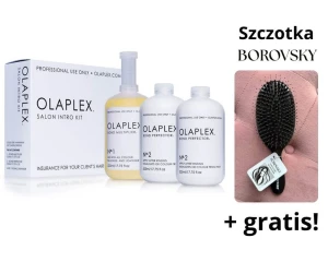 Olaplex salon intro kit zestaw do profesjonalnej regeneracji włosów No.1x 525ml 2x No.2 525ml + szczotka