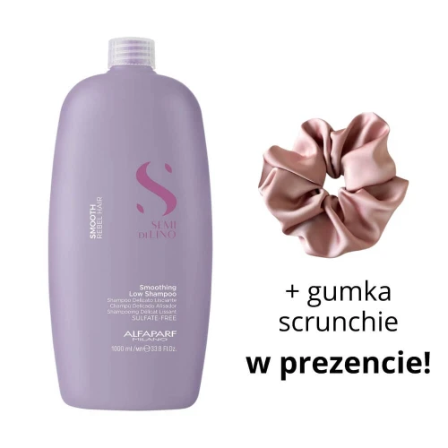 Alfaparf sdl smooth Szampon wygladzajacy do wlosow 1000ml + scrunchie.jpg