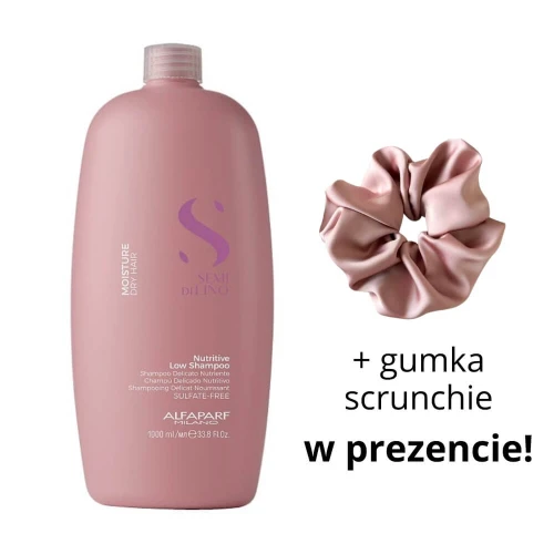 Alfaparf sdl moisture nutritive Szampon nawilżający do włosów suchych 1000ml + scrunchie.jpg