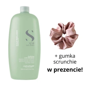 ALFAPARF SDL Scalp Rebalance Szampon przeciwłupieżowy Puryfing Low Shampoo 1000ml + scrunchie