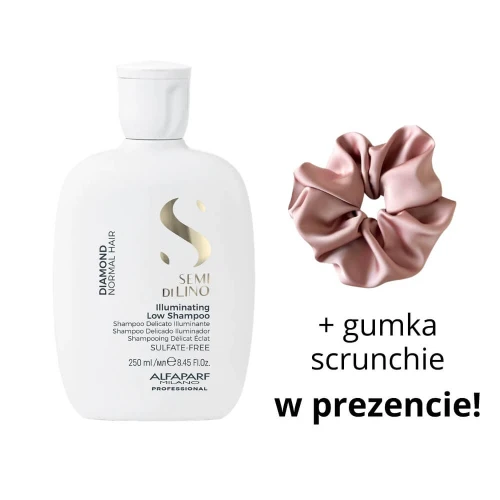 Alfaparf sdl diamond Szampon rozświetlający do włosów normalnych 250ml + scrunchie.jpg