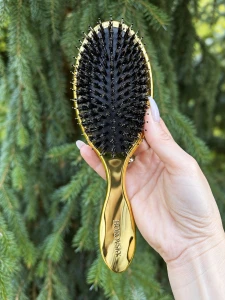 Borovsky brush Szczotka do włosów włosie dzika i nylon champagne